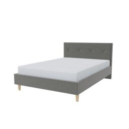 Millbrook Taylor Double Fabric Bed Frame -Grey