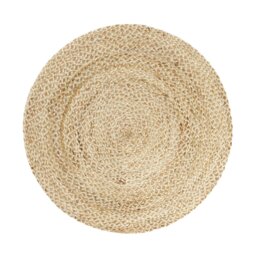 Habitat Braided Round Natural Jute Flatweave Rug - 100cm