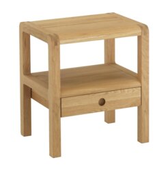 Habitat Radius 1 Drawer Bedside Table - Oak