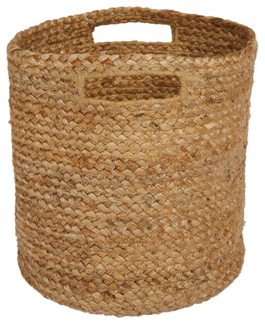 Great Little Trading Company Jute Storage Basket - Natural