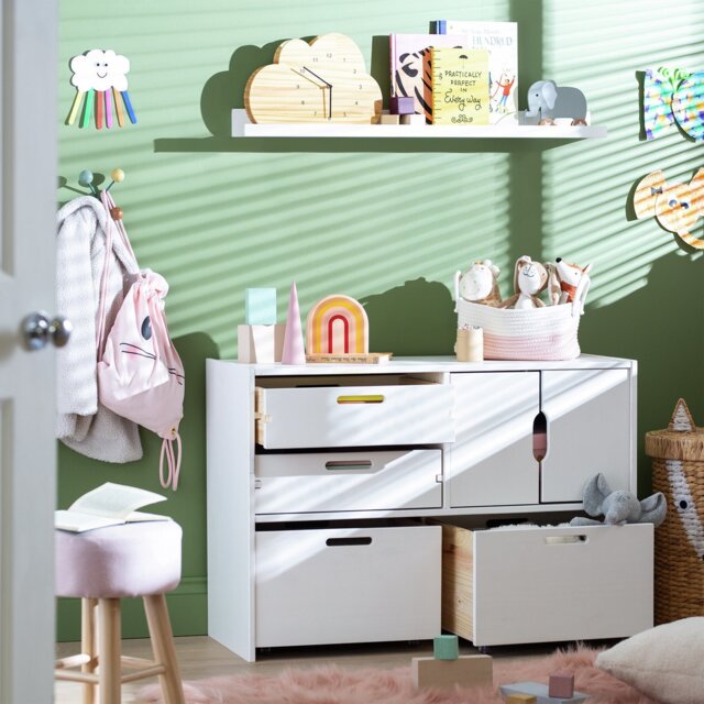 Habitat Kids Rico Double Storage Unit - White