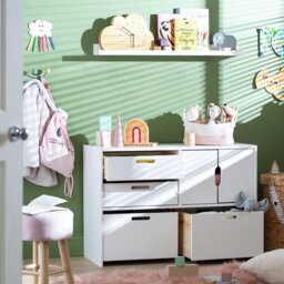 Habitat Kids Rico Double Storage Unit - White