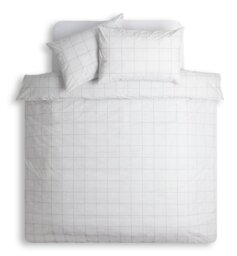 Habitat Country Grid Grey Bedding Set - Double