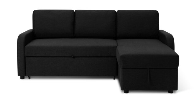 Habitat Carter Fabric Right Hand Corner Sofa Bed - Charcoal