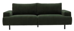 Habitat Julien Fabric 3 Seater Sofa - Green