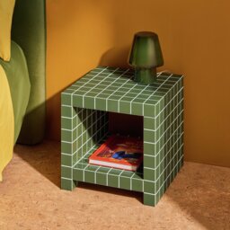 Habitat Geo Bedside Table - Green