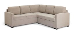 Habitat Reagan Fabric Corner Sofa Bed- Natural