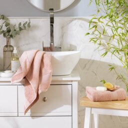 Habitat Hygro Anti Microbial  Hand Towel - Blush