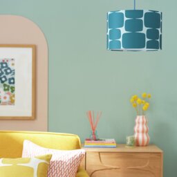 Habitat x Scion Teal Lohko Lampshade - 30cm