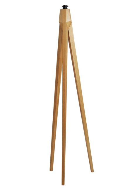 Habitat Tripod Wooden Floor Lamp Base Only - Ash