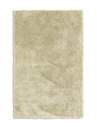 Habitat Noodle Plain Cream Shaggy Rug - 120x170cm