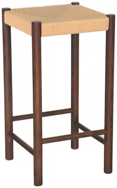 Habitat Hanna Oak Counter Stool - Walnut