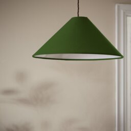 Habitat Cone Taper Green Easy Fit Lampshade - 40cm
