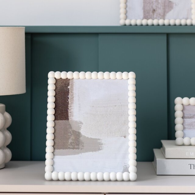 """Habitat Cream Bobble Picture Frame - 8x10"""""""