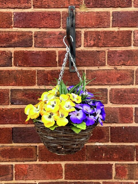 Garden XP Artificial flower With Hanging Basket