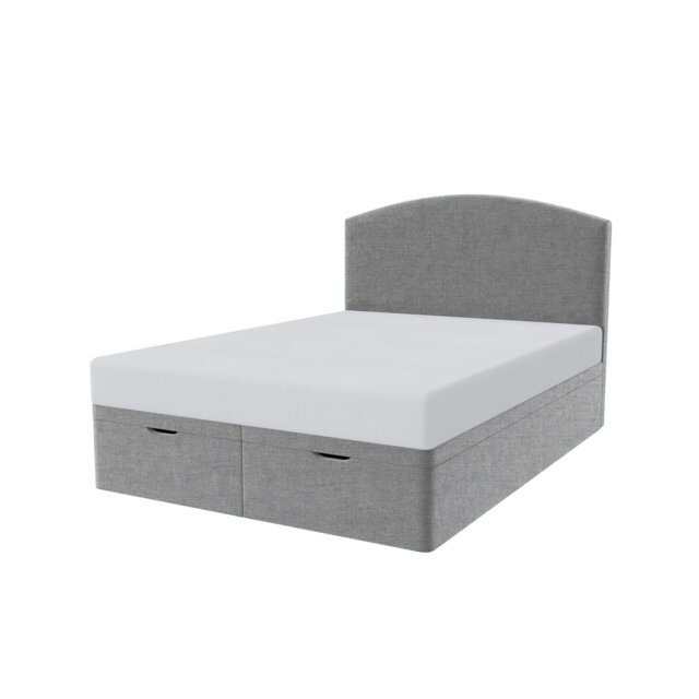 Millbrook Archer Superking Fabric EndLift Ottoman Bed - Grey