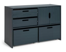 Habitat Kids Rico Double Storage Unit - Ink Blue