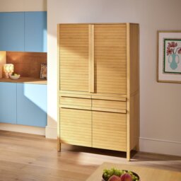 Habitat Leif 2 Door Kitchen Larder - Oak