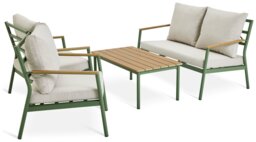 Habitat Mylar 4 Seater Metal Garden Sofa Set - Green