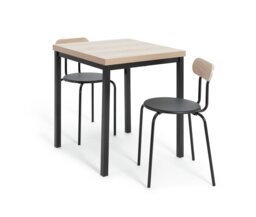 Habitat Zayn Birch Dining Table & 2 Birch Chairs