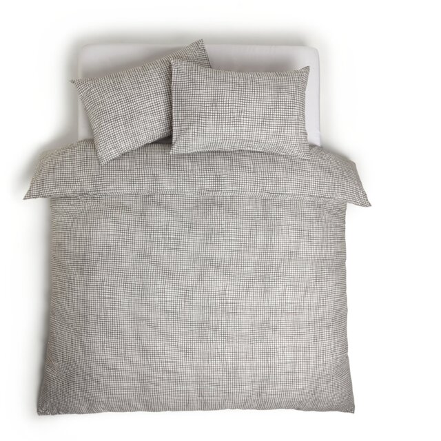 Habitat Cotton Willow Black & White Bedding Set - Kingsize