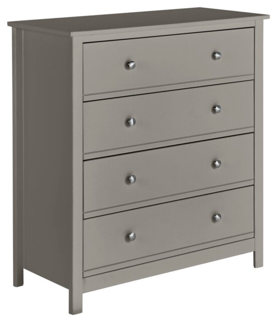 Habitat Brooklyn 4 Chest of Drawers - Grey