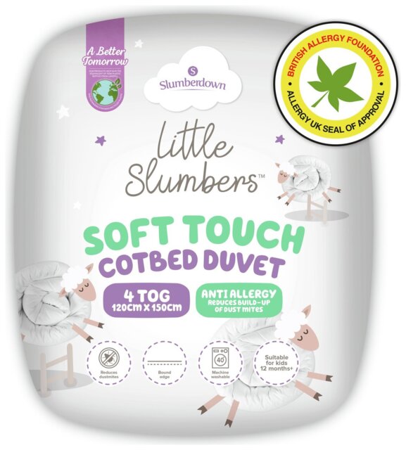 Slumberdown Little Slumbers Anti-Allergy 4 Tog Kids Duvet CB