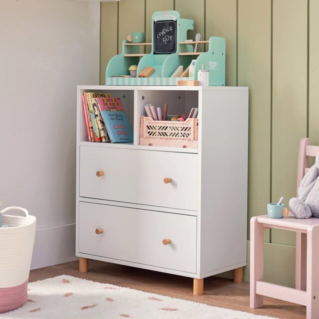 Great Little Trading Company Bloomsbury 2 Drawer Chest-White