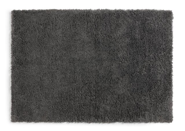 Habitat Cosy Flint Grey Shaggy Rug - 160x230cm