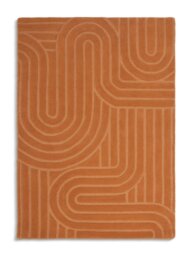 Habitat Mirage Carved Ginger Cut Pile Rug - 160x230cm
