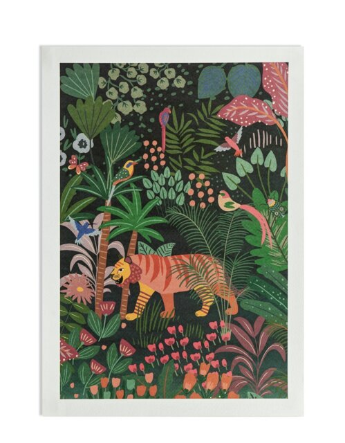 Habitat Enchanted Jungle Print Unframed Wall Art - A3