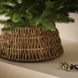Habitat Handwoven Natural Seagrass Mini Christmas Tree Skirt