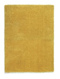 Habitat Cosy Mustard Shaggy Rug - 80x150cm