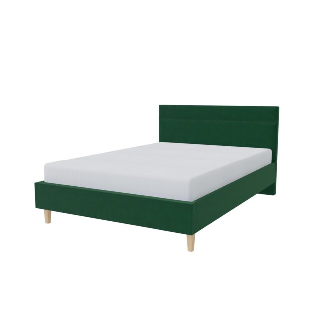 Millbrook Miller Double Fabric Bed Frame -  Green