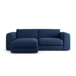 Habitat Ayr Reversible Corner Sofa - Navy  Blue - Ash Leg