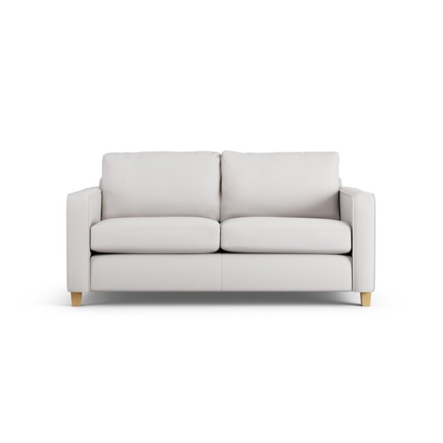 Habitat Flint Fabric 2 Seater Sofa Bed- Natural - Ash Leg