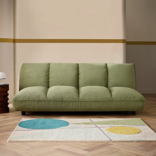 Habitat Bollo Fabric Clic Clac Sofa Bed - Green