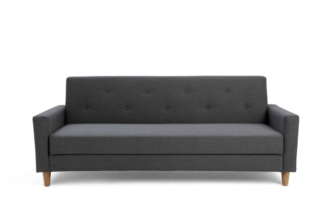 Habitat Brooks Fabric 3 Seater Clic Clac Sofa Bed - Grey
