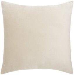 Habitat Velvet Plain Cushion Cover-2 Pack-Champagne- 43x43cm