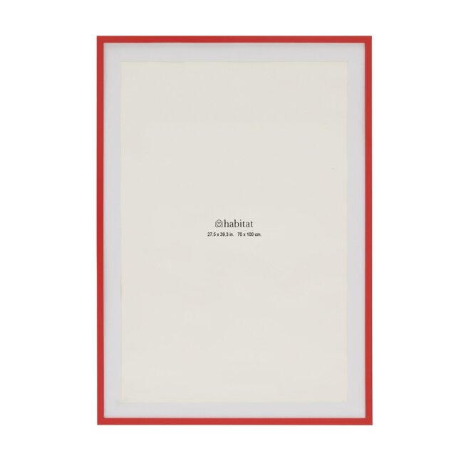 Habitat Red Picture Frame - 70X100cm
