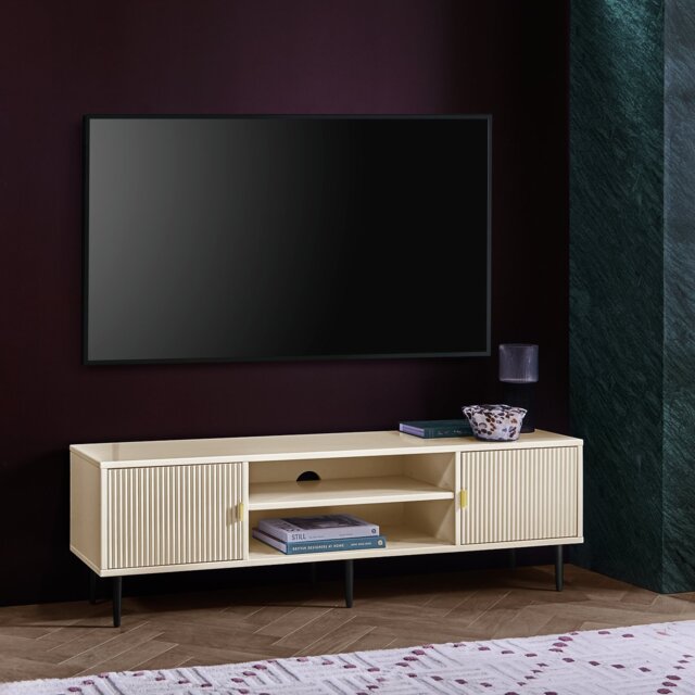 Habitat Roland 2 Door TV Unit - White