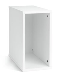 Habitat Rubrics Modular Single Small Shelf Unit - White