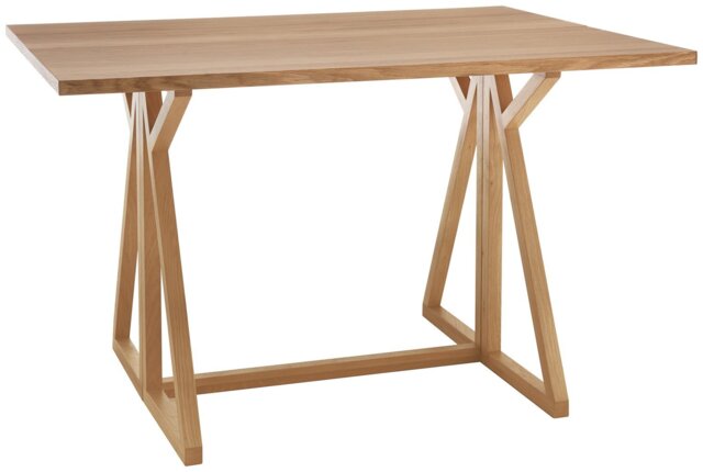 Habitat Heath Oak 4 Seater Folding Table - Natural