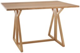 Habitat Heath Oak 4 Seater Folding Table - Natural