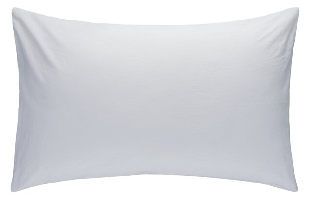 Habitat Washed Cotton Standard Pillowcase Pair - White