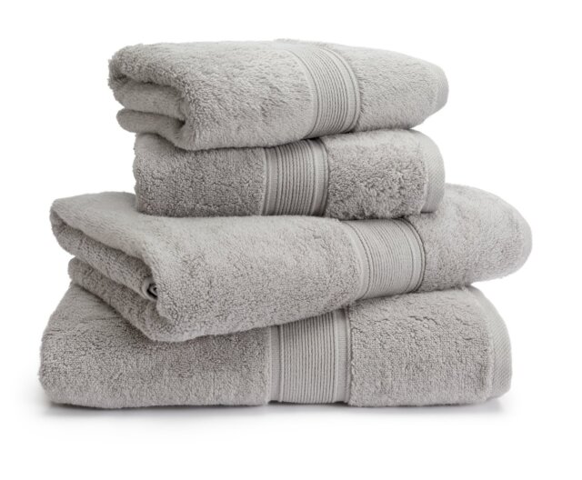 Habitat Cotton Supersoft 4 Piece Towel Bale - Silver
