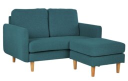 Habitat Remi Fabric 2 Seater - Teal