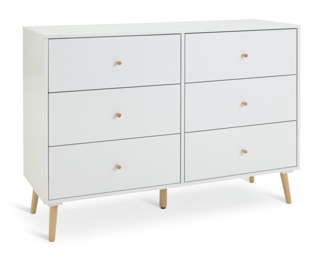 Habitat Otto 6 Drawer Chest - White