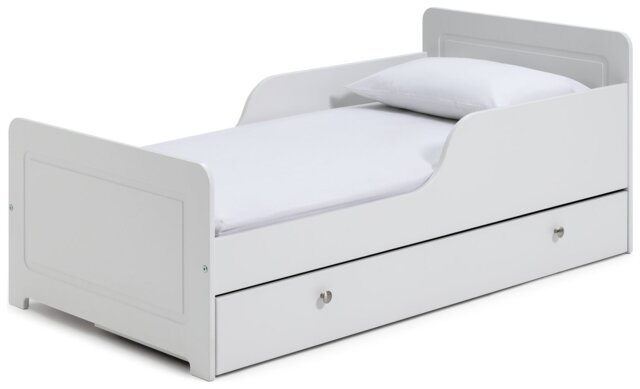 Habitat Brooklyn Toddler Bed With Drawer - White