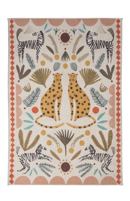 Habitat Global Animal Print Natural Rug - 120x170cm